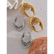 Twisted Hoop Earrings